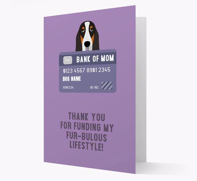 'Bank of Mom' - Personalised {breedFullName} Card